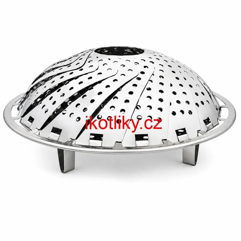 Nerezový skládací pařák 16–28 cm do hrnce