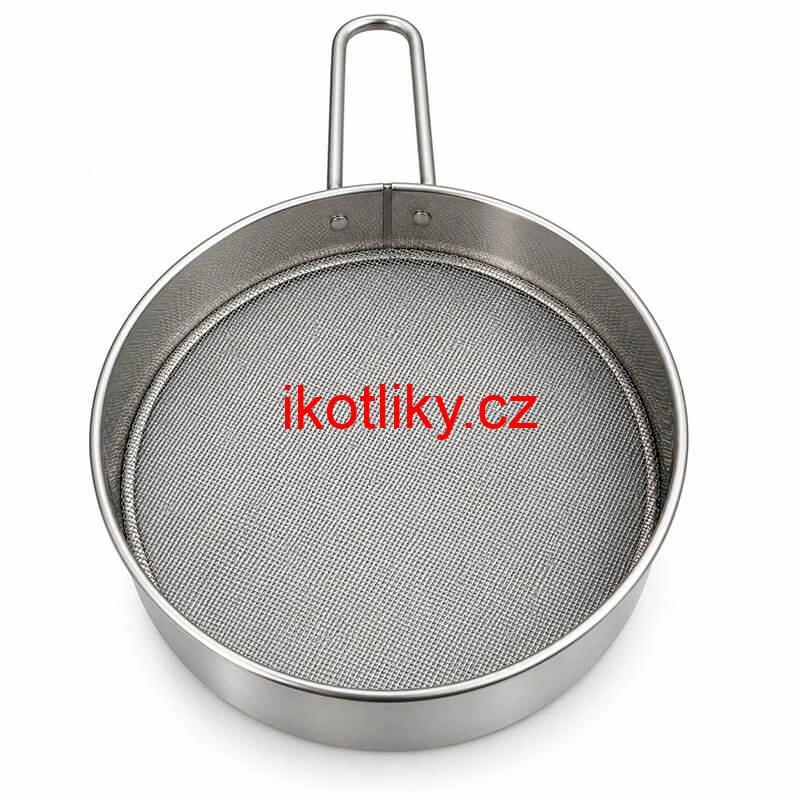 Malé nerezové sítko na cukr