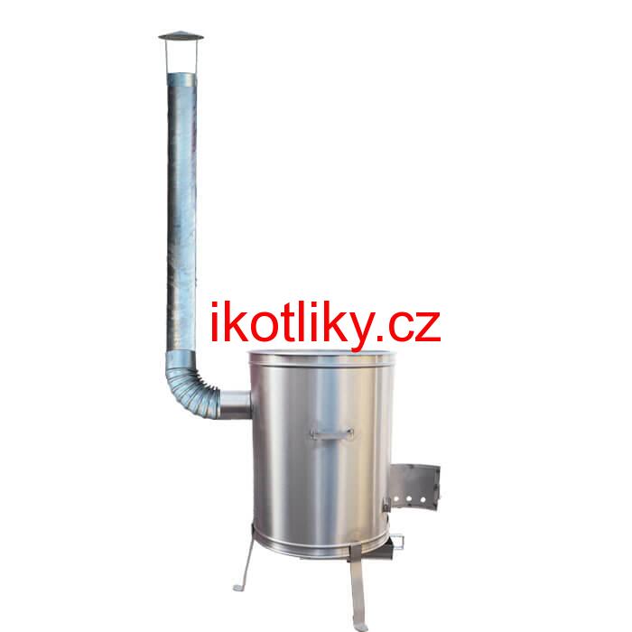 Nerezová kotlina 45 cm – Vysoká