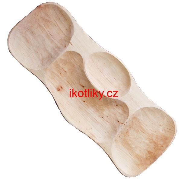 Servírovací dřevěný podnos