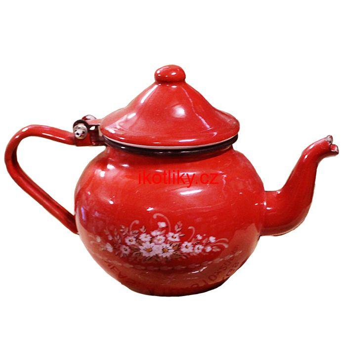 Smaltovaný čajník 0,5 L (ART DEKO)