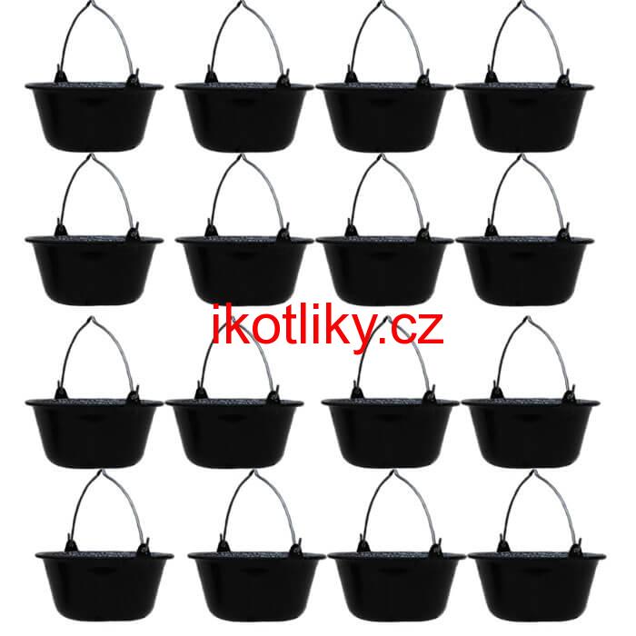Servírovací souprava SMALT BLACK 16 ks