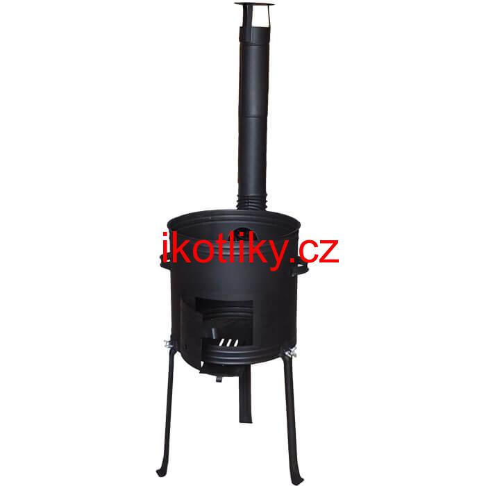 Kotlina 42 cm, vysoká + žáruvzdorná barva Plus 700