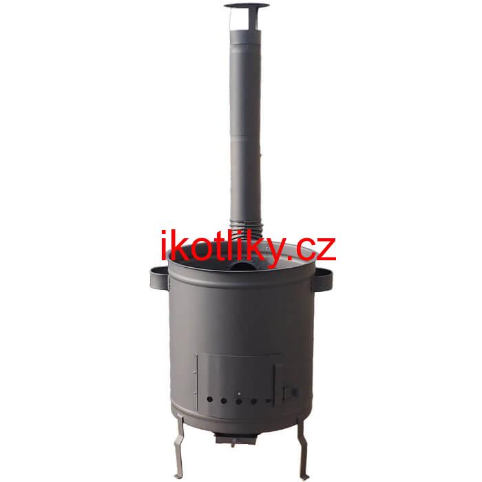 Silnostěnná kotlina 53 cm (1,5 mm) STRONG + žáruvzdorná barva Plus 600