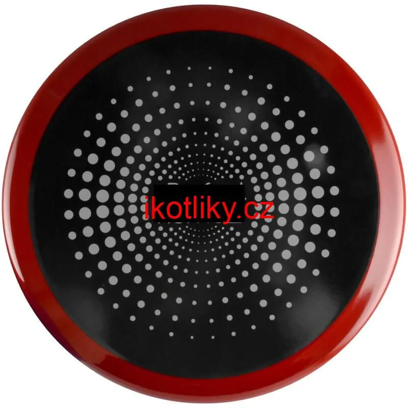 Smaltovaný kastrol s poklicí 3 L červený + pikantní směs koření 50 g Kotlíkový guláš