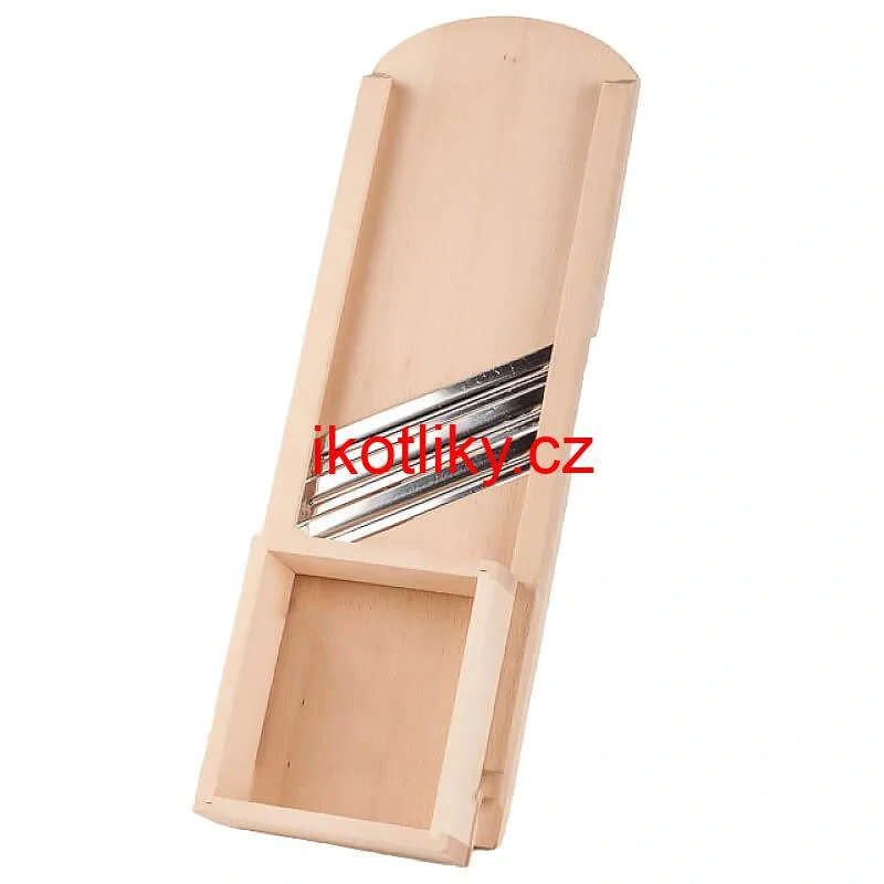 Ruční dřevěný kráječ zelí 3 nože 56 x 19 cm (malý)