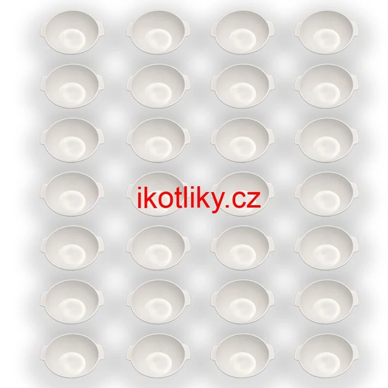 Sada 24 ks: Plastová miska na fajnový kotlíkový guláš a polévky – 750 ml
