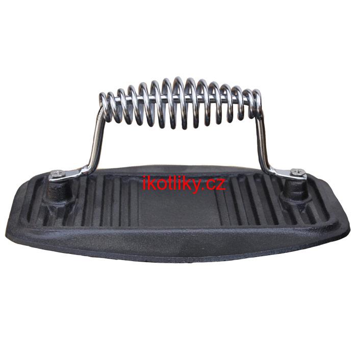 Litinová grilovací pánev