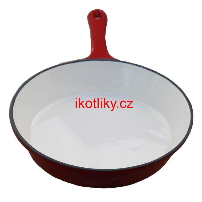 Litinová pánev na grilování 24cm