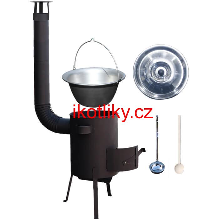 Nerezový kotlík 30 L (1,5 mm) + žáruvzdorná kotlina 45 PLUS 600 4 MM