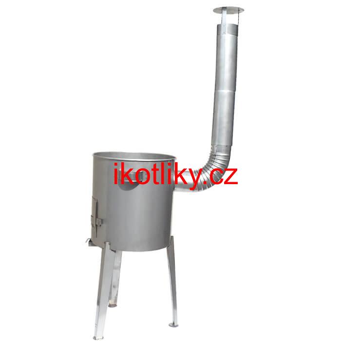 Nerezová kotlina pod kotlíky 45 cm LUXUS