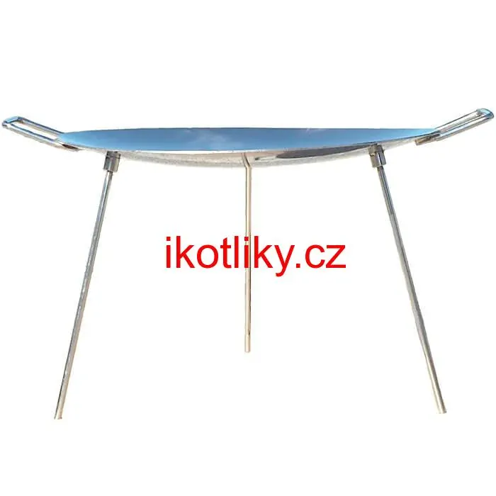 Nerezová pánev s nožičkami 55 cm BBQ