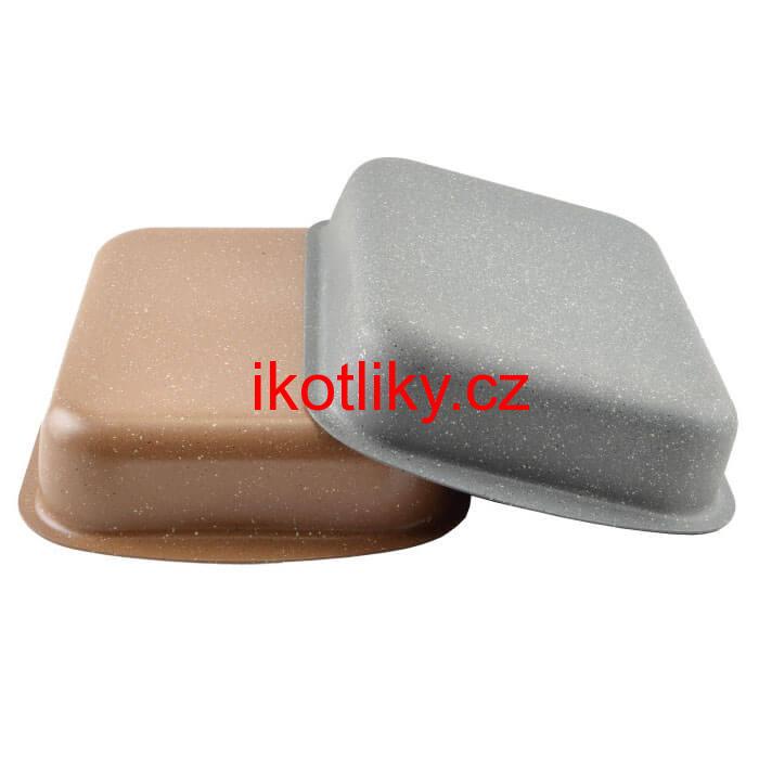 Pekáč s granitovým povrchem 34 x 24 cm hnědý Granit Line