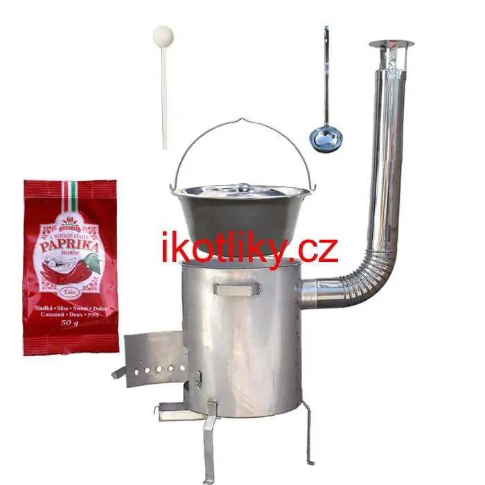 Nerezový kotlík 30 L (1,5 mm) + nerezová kotlina (1,5 mm) 45 cm STRONG EXCLUSIVE