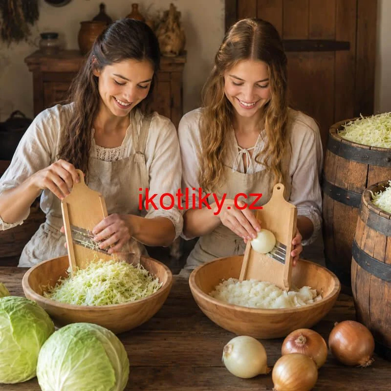 Struhadlo na zelí se 2 noži