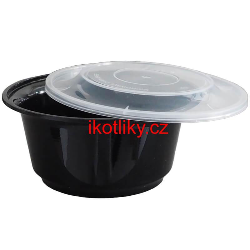 Plastový box (miska) na guláš + víčko 1000 ml