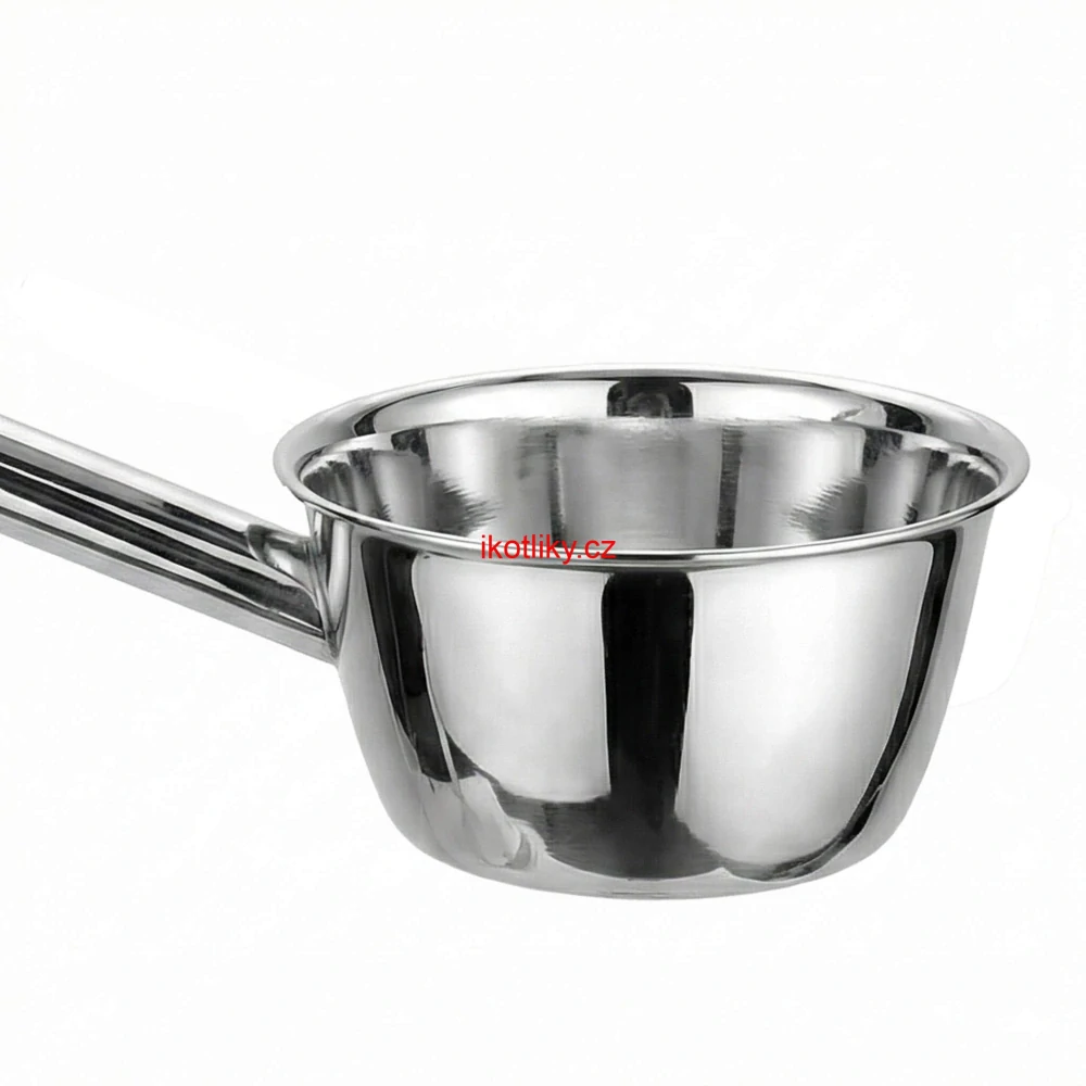 Nerezová naběračka na vodu 12 cm s dlouhou rukojetí – pevná a praktická