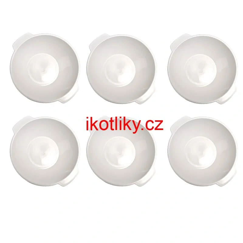 Sada 6 ks: Plastová miska na fajnový kotlíkový guláš a polévky – 500 ml