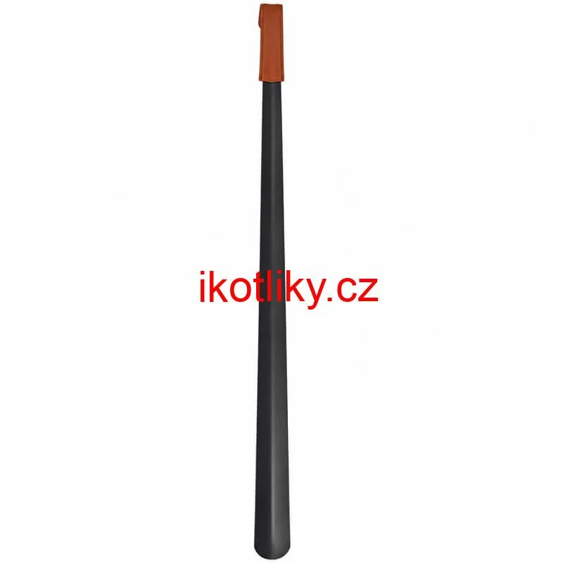 Kovová lžíce na boty 80 cm s rukojetí ze syntetické kůže