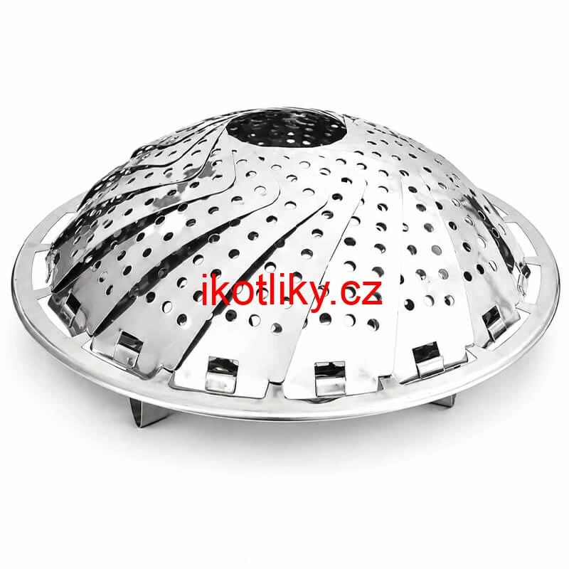 Nerezový skládací pařák 16–28 cm do hrnce