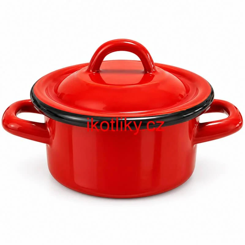 Smaltovaný kastrol FALCO 1,5 l s poklicí
