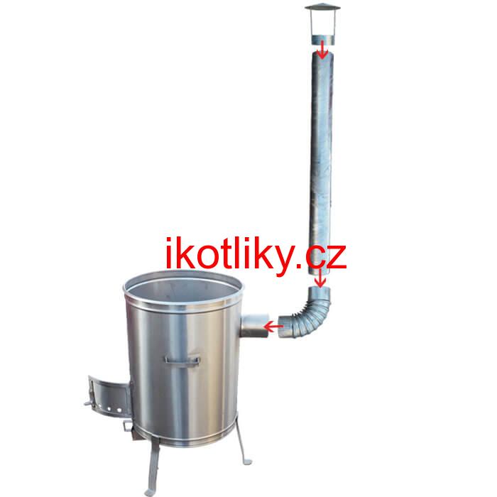 Nerezová kotlina 42 cm – Vysoká