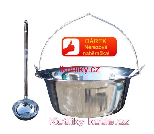 Antikorový kotlík 22 L + antikórová naběračka